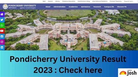 pondicherry university examination wing|Exam Results – PUDDE .